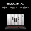 ASUS TUF Gaming A18 FA808UH-S8076W AMD Ryzen™ 7 260 Nešiojamasis kompiuteris 45,7 cm (18 colių) Full HD+ 16 GB DDR5-SDRAM 512 GB SSD NVIDIA® GeForce RTX™ 5050 Wi-Fi 6E (802.11ax) Windows 11 Home Dutch Pilka