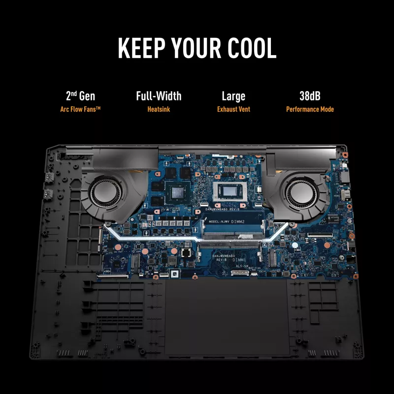 ASUS TUF Gaming A18 FA808UH-S8076W AMD Ryzen™ 7 260 Nešiojamasis kompiuteris 45,7 cm (18 colių) Full HD+ 16 GB DDR5-SDRAM 512 GB SSD NVIDIA® GeForce RTX™ 5050 Wi-Fi 6E (802.11ax) Windows 11 Home Dutch Pilka