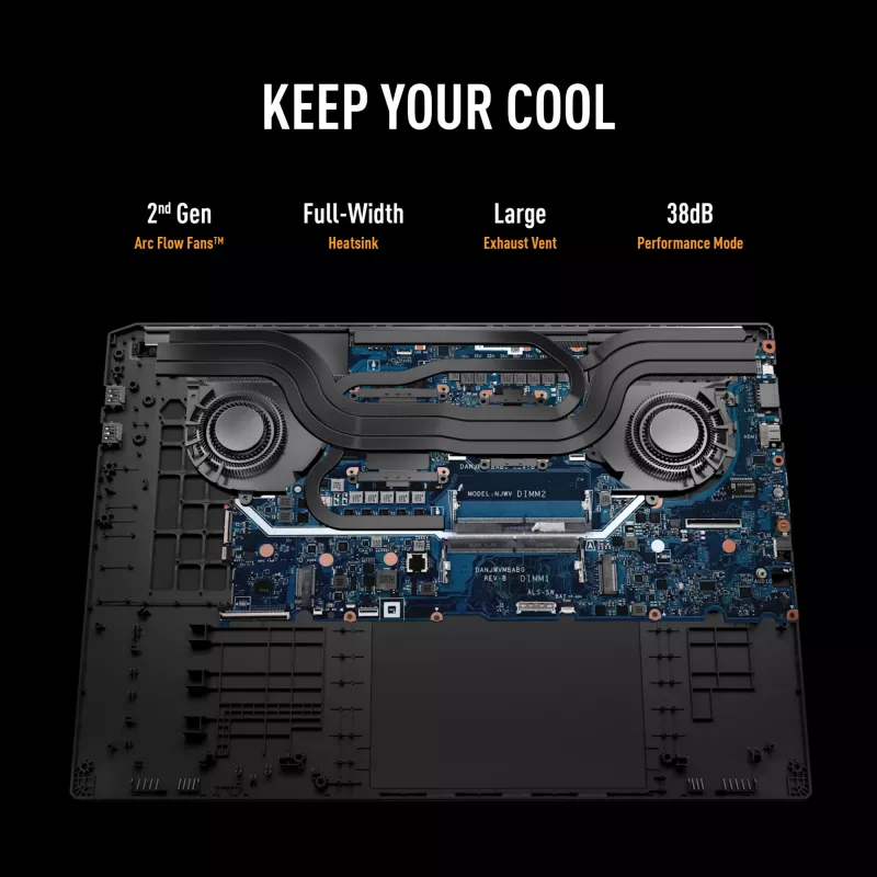 ASUS TUF Gaming A18 FA808UH-S8076W AMD Ryzen™ 7 260 Nešiojamasis kompiuteris 45,7 cm (18 colių) Full HD+ 16 GB DDR5-SDRAM 512 GB SSD NVIDIA® GeForce RTX™ 5050 Wi-Fi 6E (802.11ax) Windows 11 Home Dutch Pilka