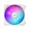 Viskas viename skysčio aušintuvas ASUS ROG Ryuo IV SLC 360 ARGB White Edition — 360 mm radiatorius, 3×120 mm ventiliatoriai, AMOLED ekranas, LGA 1700 palaikymas