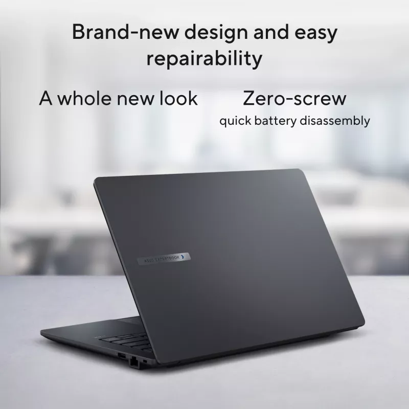 ASUS ExpertBook B1 B1403CVA-S64917X Intel® Core™ i5 i5-13420H nešiojamasis kompiuteris 35.6 cm (14 colių) Full HD 8 GB DDR5-SDRAM 256 GB SSD Wi-Fi 6E (802.11ax) Windows 11 Pro US International juoda, pilka