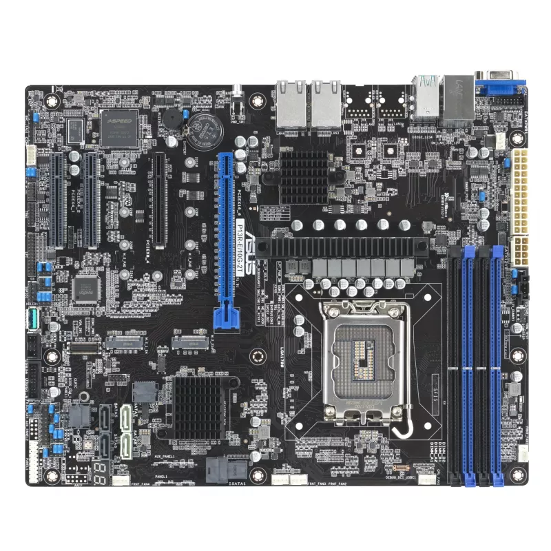 Serverio pagrindinė plokštė ASUS P13R-E/10G-2T ATX Intel C266 LGA 1700 DDR5 4×DIMM 128GB 10GbE