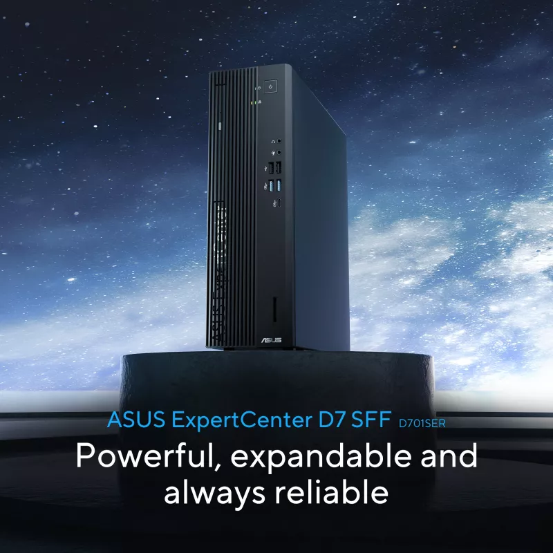 ASUS ExpertCenter D7 SFF D701SER-714700311X Intel® Core™ i7 i7-14700 16 GB DDR5-SDRAM 1 TB SSD Windows 11 Pro PC juoda