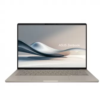 ASUS Zenbook A14 UX3407QA-QD289W Copilot+ PC Snapdragon X1-26-100 Nešiojamasis kompiuteris 35,6 cm (14 col.) WUXGA 16 GB LPDDR5x-SDRAM 512 GB SSD Wi-Fi 6E (802.11ax) Windows 11 Home Smėlio spalvos