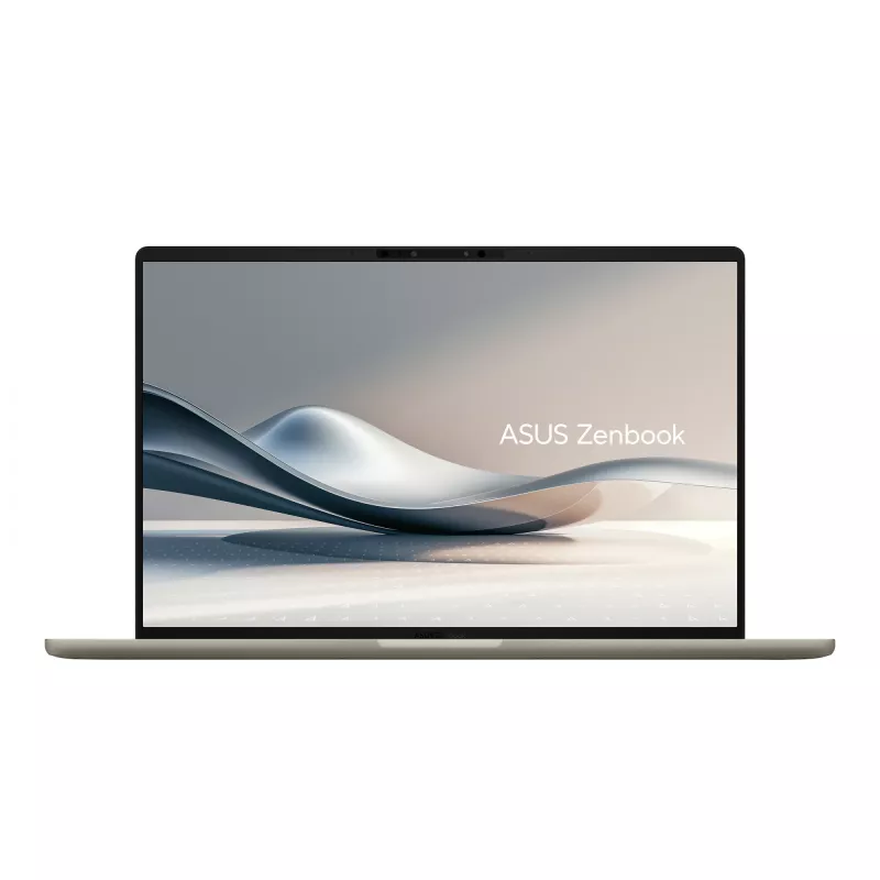 ASUS Zenbook A14 UX3407QA-QD289W Copilot+ PC Snapdragon X1-26-100 Nešiojamasis kompiuteris 35,6 cm (14 col.) WUXGA 16 GB LPDDR5x-SDRAM 512 GB SSD Wi-Fi 6E (802.11ax) Windows 11 Home Smėlio spalvos