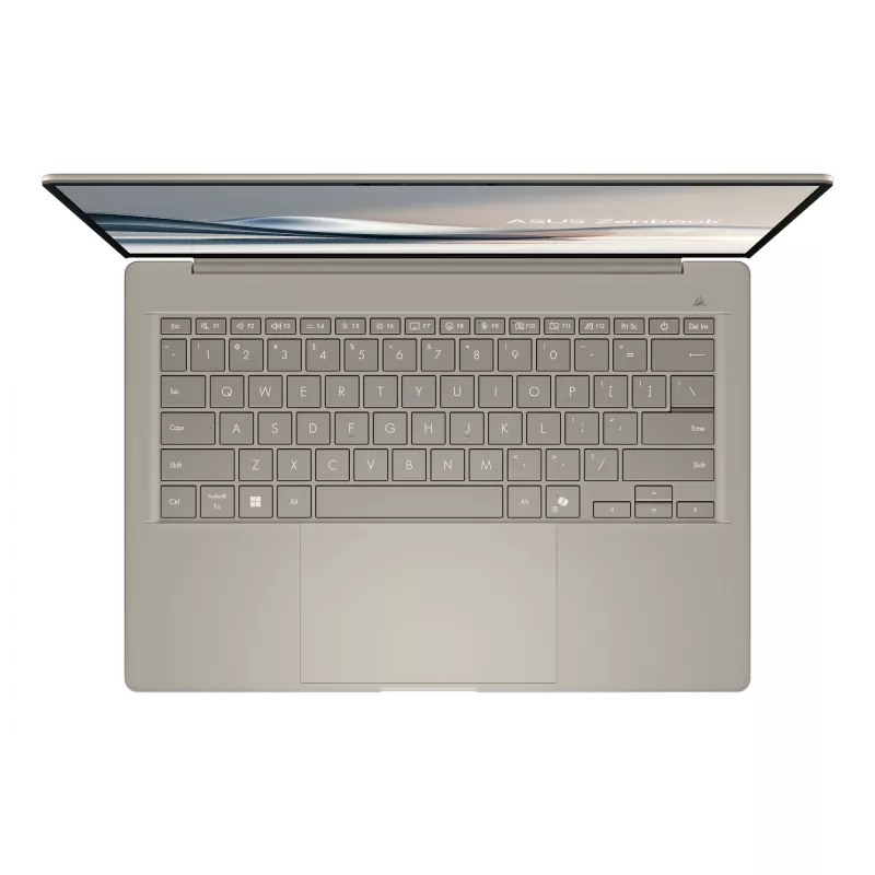 ASUS Zenbook A14 UX3407QA-QD289W Copilot+ PC Snapdragon X1-26-100 Nešiojamasis kompiuteris 35,6 cm (14 col.) WUXGA 16 GB LPDDR5x-SDRAM 512 GB SSD Wi-Fi 6E (802.11ax) Windows 11 Home Smėlio spalvos