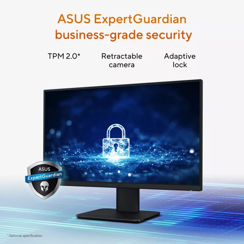 ASUS ExpertCenter P600 AiO PM640KA-BPC011X Copilot+ PC AMD Ryzen™ AI 5 330 60,5 cm (23,8 col.) 1920 x 1080 pikselių Viskas viename kompiuteris 16 GB DDR5-SDRAM 512 GB SSD Windows 11 Pro Wi-Fi 6 (802.11ax) Juoda