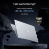 ASUS Chromebook Plus Enterprise CB54 CB5403CMA-QM0916 Intel Core Ultra 7 155U 35,6 cm (14 colių) jutiklinis WQXGA 16 GB LPDDR5x-SDRAM 256 GB SSD Wi-Fi 6E (802.11ax) ChromeOS US International sidabrinis