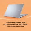 ASUS Vivobook 14 M1405NAQ-LY025W AMD Ryzen™ 7 170 nešiojamas kompiuteris 35,6 cm (14 colių) WUXGA 16 GB DDR5-SDRAM 512 GB SSD Wi-Fi 6 (802.11ax) Windows 11 Home olandų juoda