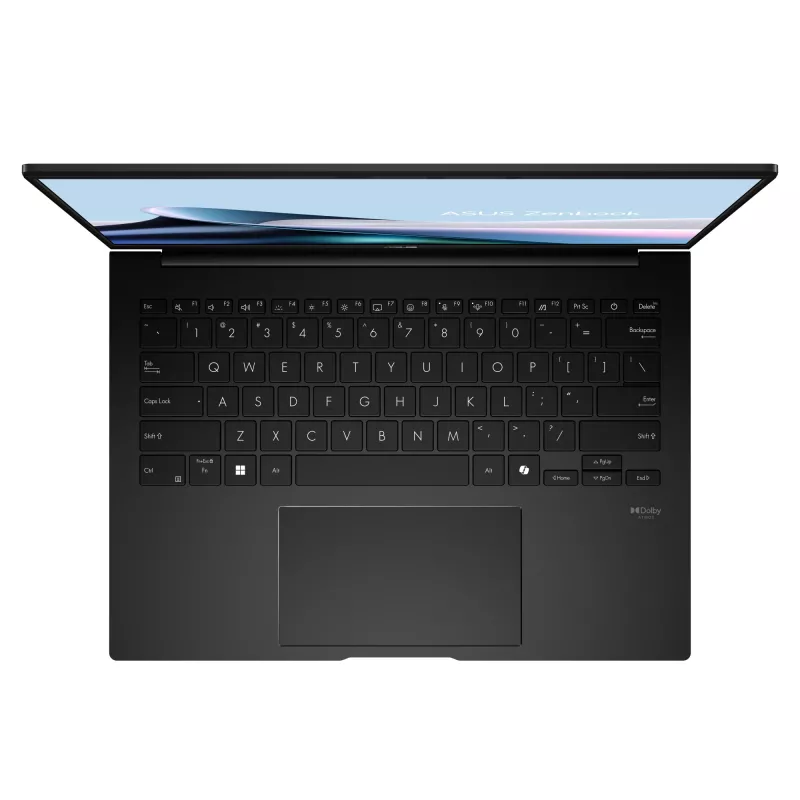 ASUS Zenbook 14 OLED UM3406GA-QD031W Copilot+ PC AMD Ryzen™ AI 7 445 Nešiojamasis kompiuteris 35.6 cm (14 col.) WUXGA 32 GB LPDDR5x-SDRAM 1 TB SSD Wi-Fi 6E (802.11ax) Windows 11 Home Olandų Juoda