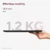ASUS Zenbook 14 OLED UM3406GA-QD031W Copilot+ PC AMD Ryzen™ AI 7 445 Nešiojamasis kompiuteris 35.6 cm (14 col.) WUXGA 32 GB LPDDR5x-SDRAM 1 TB SSD Wi-Fi 6E (802.11ax) Windows 11 Home Olandų Juoda