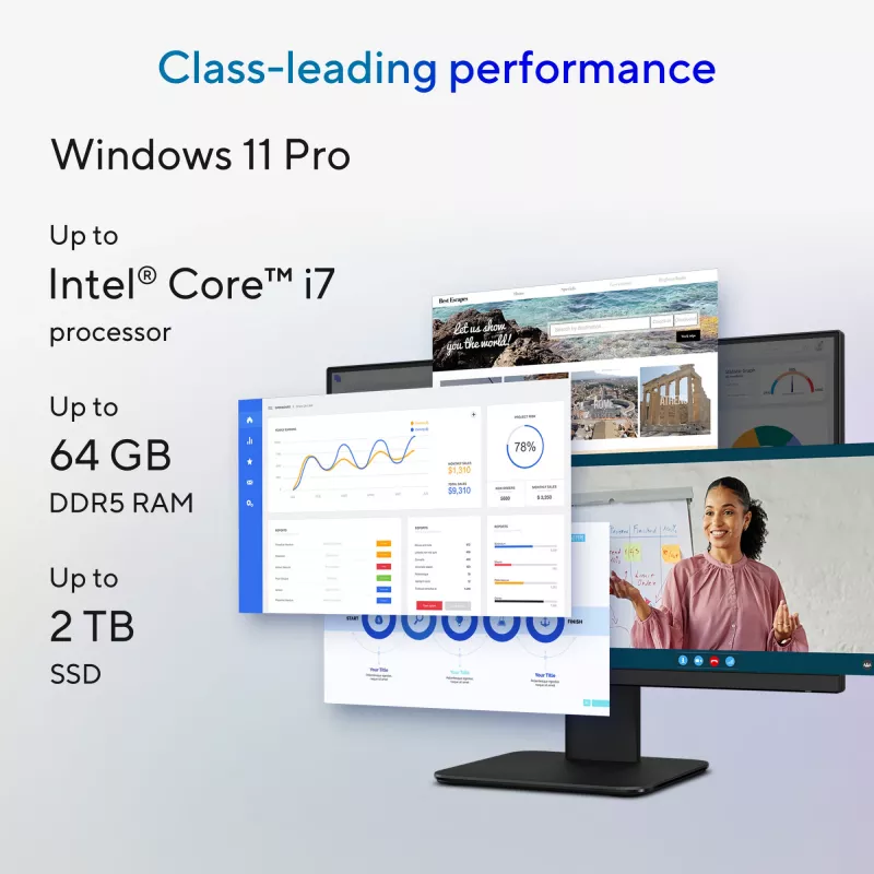 ASUS ExpertCenter P400 AiO P440VAEST-BPD184X Intel Core 5 210H 60,5 cm (23,8 col.) 1920 x 1080 pikselių jutiklinis „Viskas viename“ kompiuteris 16 GB DDR5-SDRAM 256 GB SSD Windows 11 Pro Wi-Fi 6 (802.11ax) juodas