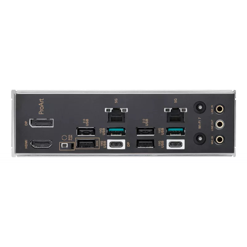 Motininė plokštė ASUS PROART B850-CREATOR WiFi NEO — AMD B850, Socket AM5, ATX, DDR5, 4 DIMM, 256 GB, Wi‑Fi 7, 5Gb Ethernet