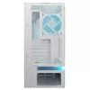 COUGAR CFV235 Vision vidutinio bokšto PC korpusas — ARGB, 23,3 cm (9,16 col.) LCD, grūdintas stiklas, balta, palaiko ATX/Micro-ITX, 2x3,5 col. + 2x2,5 col.