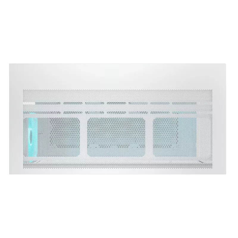 COUGAR CFV235 Vision vidutinio bokšto PC korpusas — ARGB, 23,3 cm (9,16 col.) LCD, grūdintas stiklas, balta, palaiko ATX/Micro-ITX, 2x3,5 col. + 2x2,5 col.
