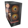 COUGAR PC Midi Tower korpusas CFV235 Vision — ARGB, 23,3 cm (9,16 col.) LCD 1920×462, tinklelis, priekyje 2×160 mm, gale 1×120 mm, juodas