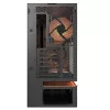 COUGAR PC Midi Tower korpusas CFV235 Vision — ARGB, 23,3 cm (9,16 col.) LCD 1920×462, tinklelis, priekyje 2×160 mm, gale 1×120 mm, juodas
