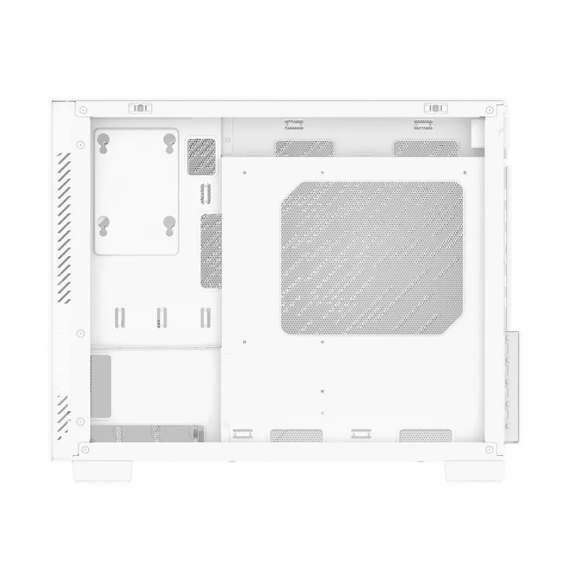 XPG VALOR AIR NANO VIDUTINIO BOKŠTO KORPUSAS – Baltas, Midi Tower, PC, Balta, micro ATX, Mini-ITX, SPCC, 17 cm