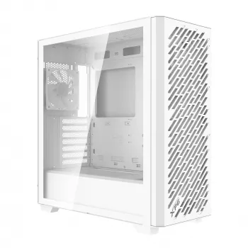 XPG VALOR AIR PRO Mid-Tower korpusas, Midi Tower, PC, Balta, ATX, EATX, micro ATX, Mini-ATX, SPCC, Grūdintas stiklas, Įvairiaspalvis