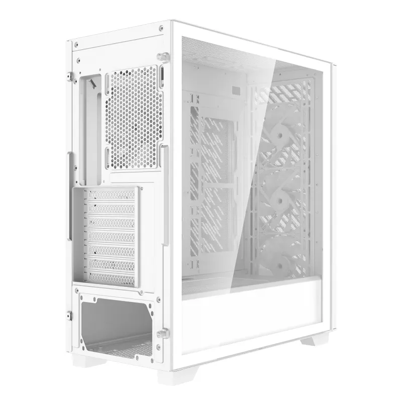 XPG VALOR AIR PRO Mid-Tower korpusas, Midi Tower, PC, Balta, ATX, EATX, micro ATX, Mini-ATX, SPCC, Grūdintas stiklas, Įvairiaspalvis