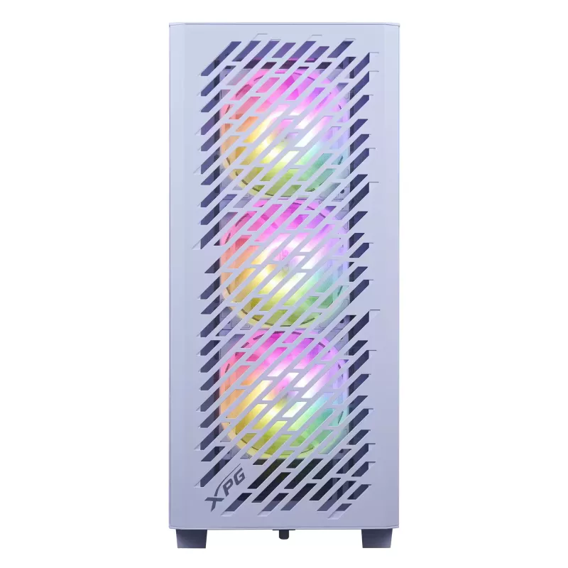XPG VALOR AIR PRO Mid-Tower korpusas, Midi Tower, PC, Balta, ATX, EATX, micro ATX, Mini-ATX, SPCC, Grūdintas stiklas, Įvairiaspalvis