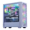 XPG VALOR AIR PRO Mid-Tower korpusas, Midi Tower, PC, Balta, ATX, EATX, micro ATX, Mini-ATX, SPCC, Grūdintas stiklas, Įvairiaspalvis
