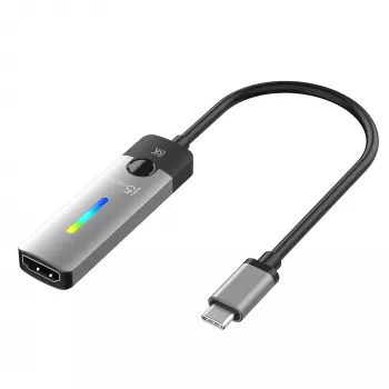 USB-C į HDMI 8K adapteris j5create JCA157-N, 10 m laidas