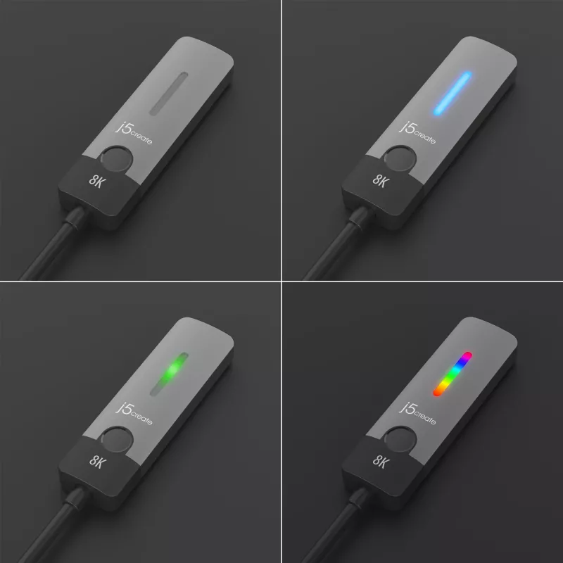 USB-C į HDMI 8K adapteris j5create JCA157-N, 10 m laidas