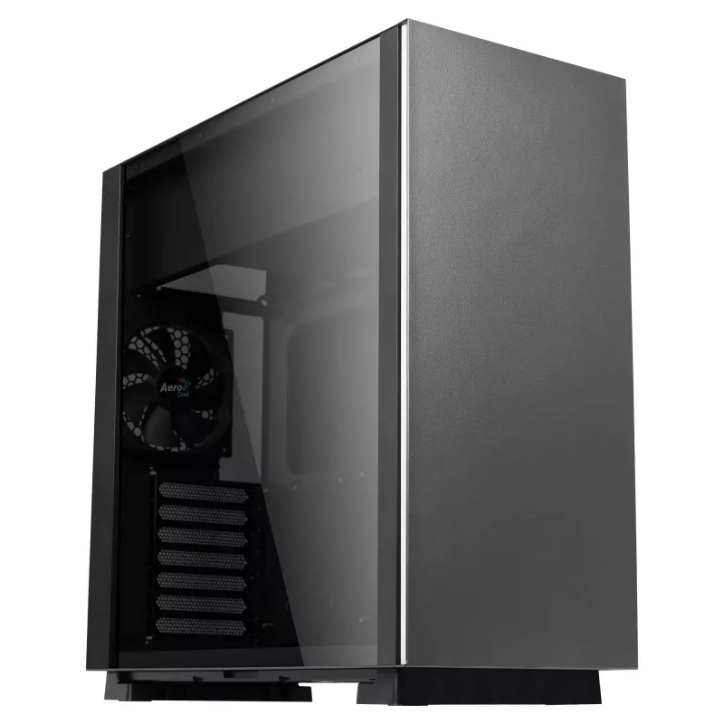 Aerocool Glo Midi Tower Juoda