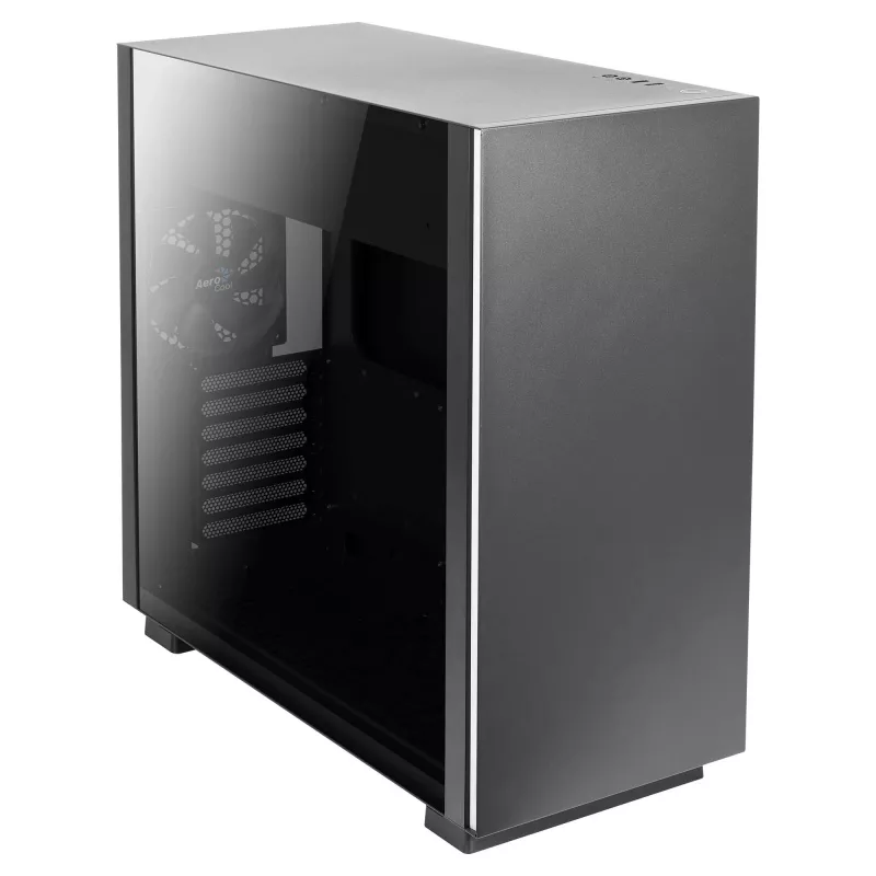 Aerocool Glo Midi Tower Juoda