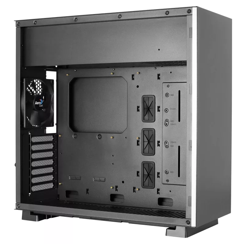 Aerocool Glo Midi Tower Juoda