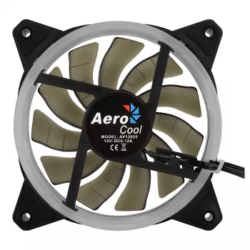 Aerocool Rev RGB kompiuterio korpuso ventiliatorius 12 cm juodas