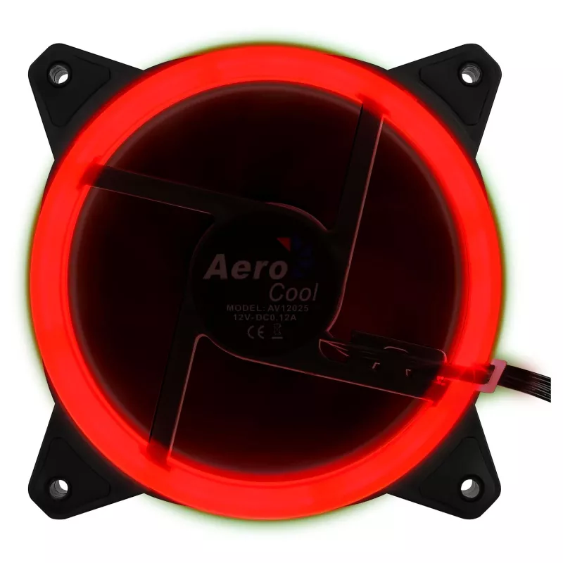 Aerocool Rev RGB kompiuterio korpuso ventiliatorius 12 cm juodas