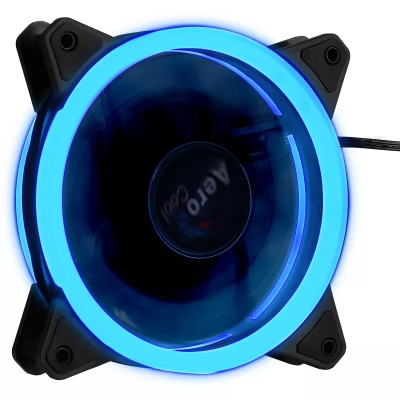 Aerocool Rev RGB kompiuterio korpuso ventiliatorius 12 cm juodas