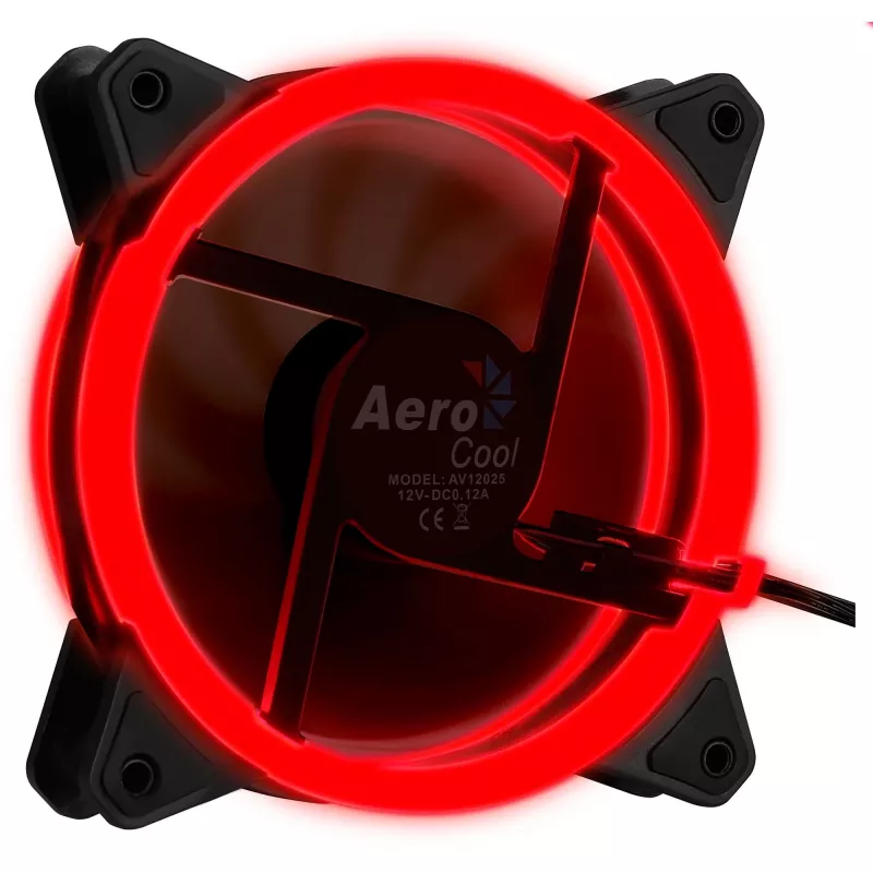 Aerocool Rev RGB kompiuterio korpuso ventiliatorius 12 cm juodas