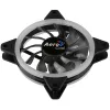 Aerocool Rev RGB kompiuterio korpuso ventiliatorius 12 cm juodas