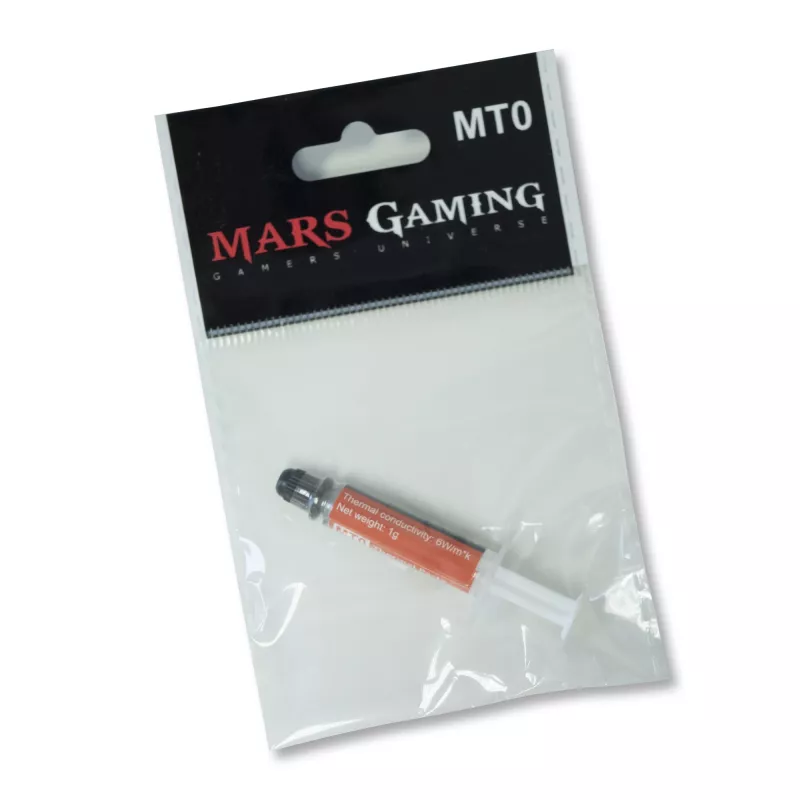 Mars Gaming MT0 PC termo pasta 1g 6W Temperatūra 30-280º Maksimalus saugumas