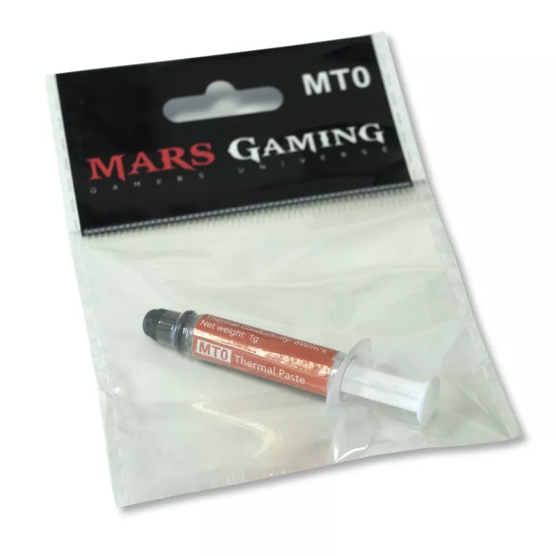 Mars Gaming MT0 PC termo pasta 1g 6W Temperatūra 30-280º Maksimalus saugumas