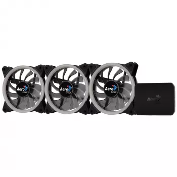 Aerocool Rev RGB Pro kompiuterio korpuso ventiliatorius 12 cm juodas