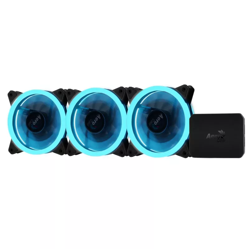 Aerocool Rev RGB Pro kompiuterio korpuso ventiliatorius 12 cm juodas