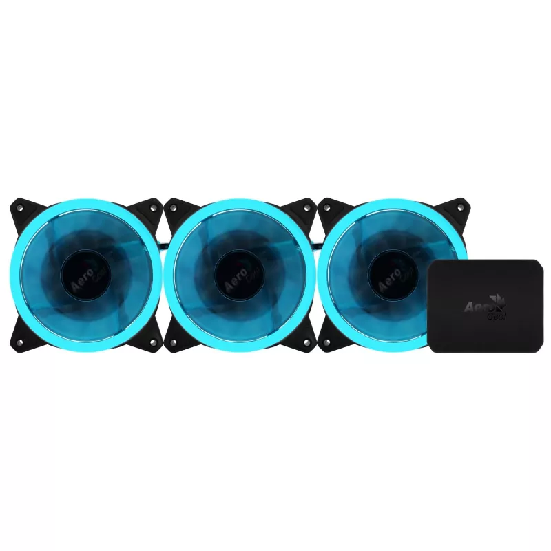 Aerocool Rev RGB Pro kompiuterio korpuso ventiliatorius 12 cm juodas