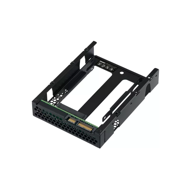 QNAP QDA-A2AR saugojimo diskų dėklas HDD/SSD dėklas Juoda 2,5 colio