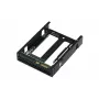 QNAP QDA-A2AR saugojimo diskų dėklas HDD/SSD dėklas Juoda 2,5 colio
