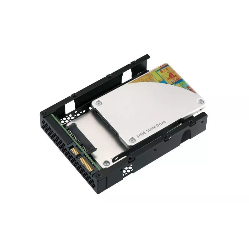 QNAP QDA-A2AR saugojimo diskų dėklas HDD/SSD dėklas Juoda 2,5 colio