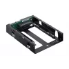 QNAP QDA-A2AR saugojimo diskų dėklas HDD/SSD dėklas Juoda 2,5 colio
