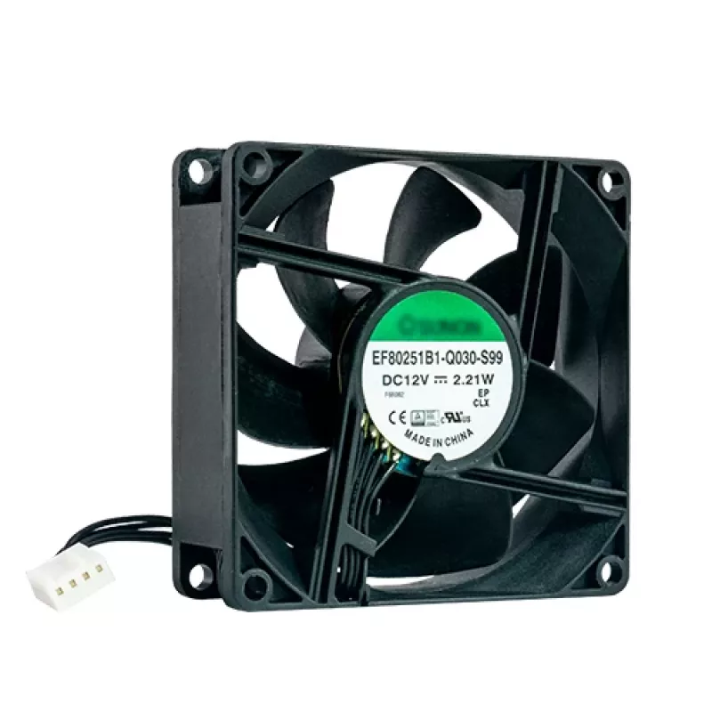 QNAP FAN-8CM-T01 kompiuterio aušinimo sistema Universalus Juoda