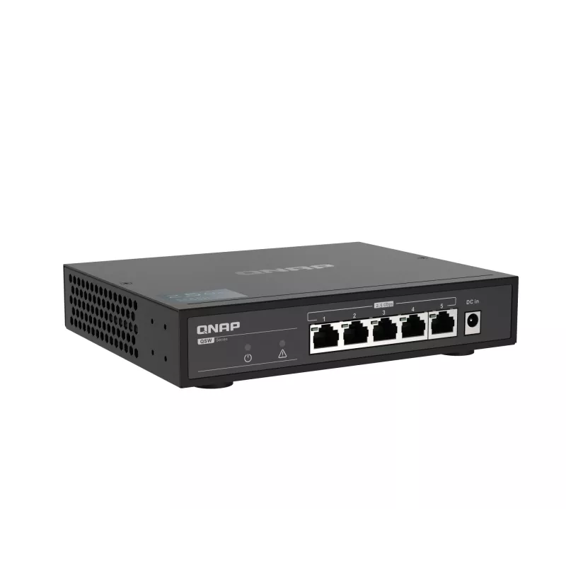 QNAP QSW-1105-5T tinklo komutatorius Nevaldomas Gigabit Ethernet (10/100/1000) Juodas