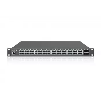 EnGenius Cloud Managed Switch 48-port GbE 4xSFP+ L2+ 19i, valdomas, L2+, Gigabit Ethernet (10/100/1000), pilnas dvikryptis, montuojamas į stovą