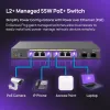 Valdomas komutatorius EnGenius FitSwitch 8 PoE 8x Gigabit Ethernet prievadai