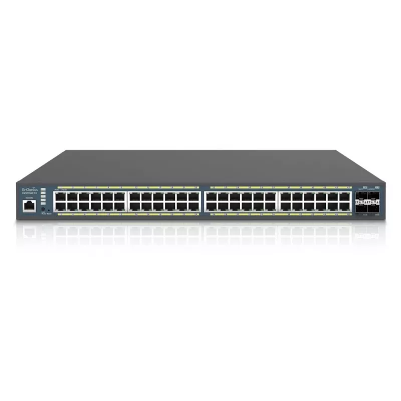 Valdomas komutatorius EnGenius FitSwitch 48 PoE 48 prievadų Gigabit Ethernet